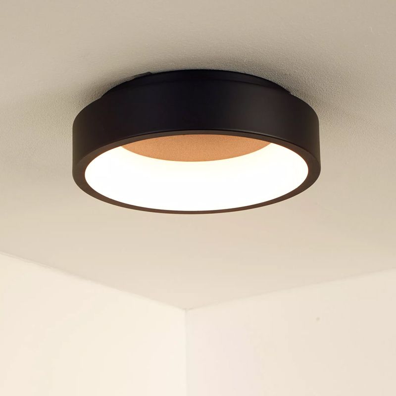Čierna stropná lampa moderná, Talowe, 20 W, LED 3000 K