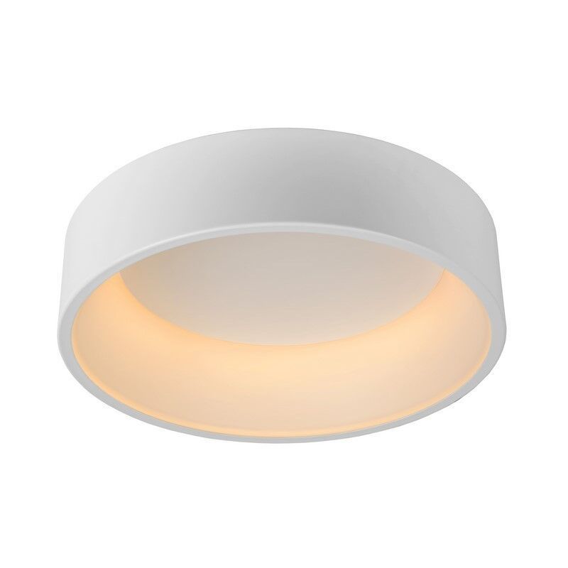 Biela stropná lampa moderná, Talowe, 30 W, LED 3000 K