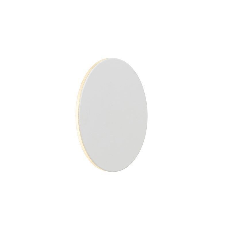 Biele nástenné svietidlo moderné, Eklyps, 6 W, LED 3000 K