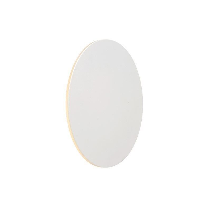 Biele nástenné svietidlo moderné, Eklyps, 8 W, LED 3000 K