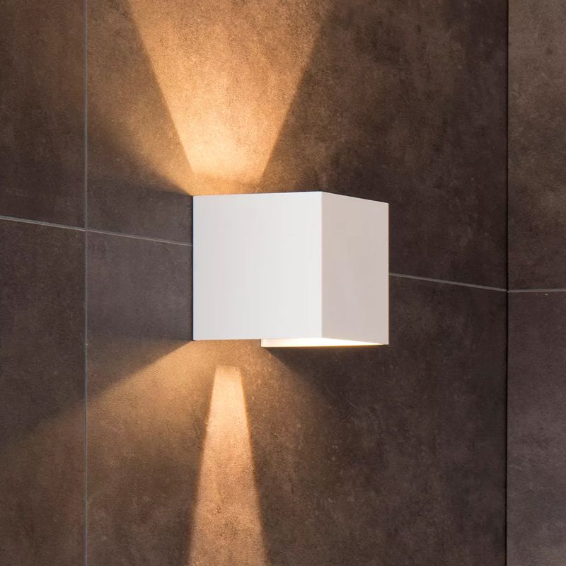 Biele up down nástenné svietidlo moderné, Axi, 6 W, LED 2700 K, IP54