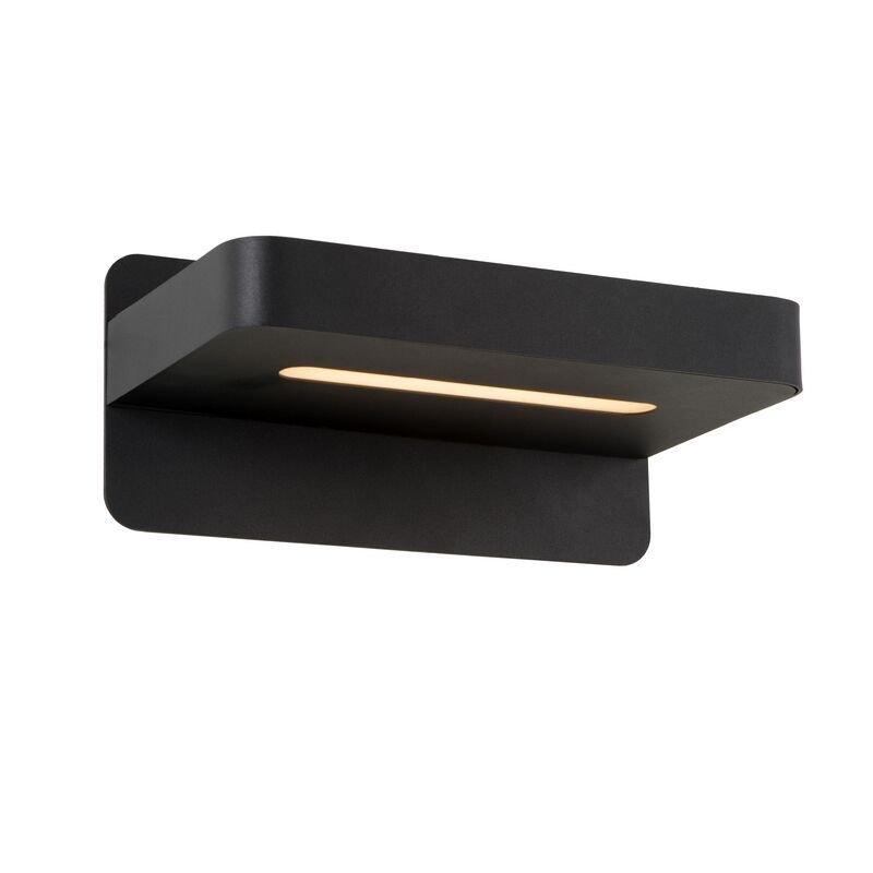 Čierne nástenné svietidlo moderné, Atkin, 5 W, LED 2700 K, s vypínačom Čierne nástenné svietidlo moderné, Atkin, 5 W, LED 2700 K, s vypínačom
