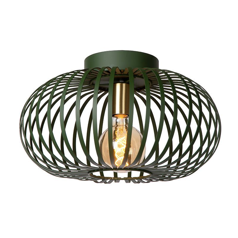 Zelená stropná lampa vintage, Manuela