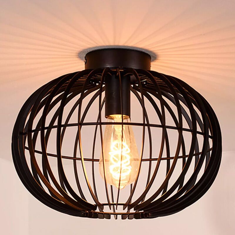 Čierna stropná lampa moderná, Reda