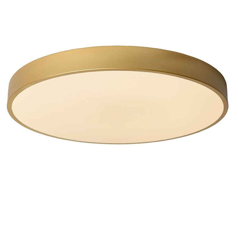Zlatá stropná lampa moderná, Unar, 36 W, LED 2700 K, s 3-stupňovým stmievačom Zlatá stropná lampa moderná, Unar, 36 W, LED 2700 K, s 3-stupňovým stmievačom