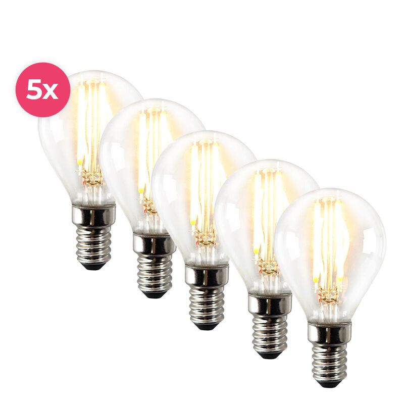Stmievateľná E14 LED žiarovka Sorna, 3,5 W, teplá biela