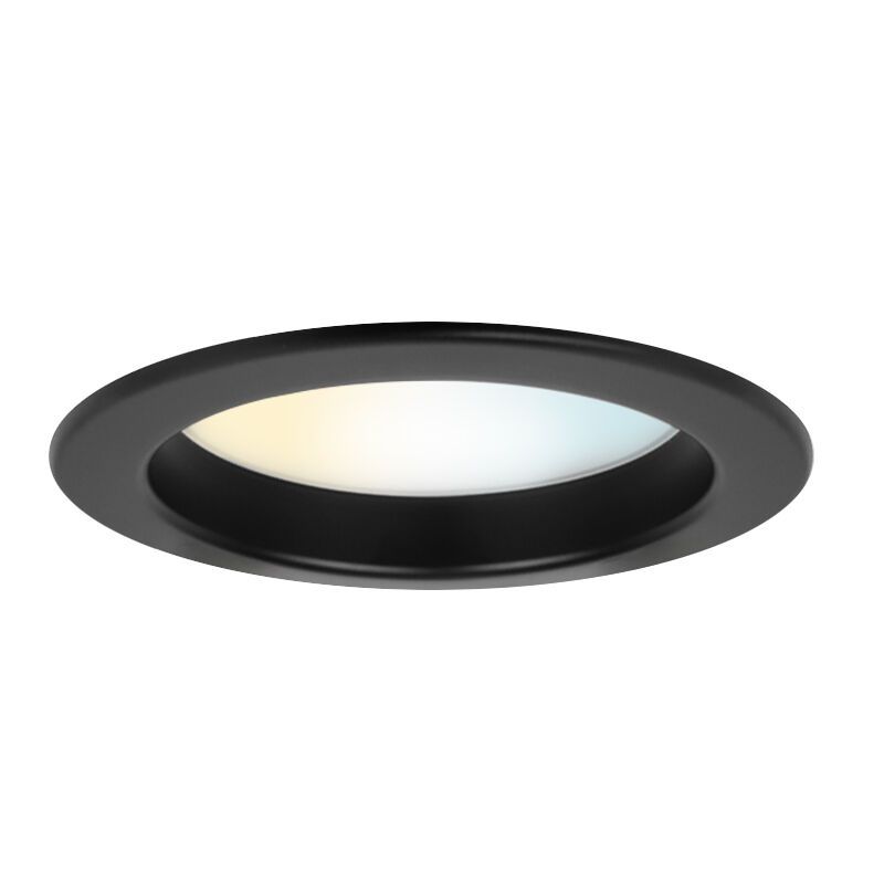 Čierne downlight hliníkové, Otmar, 12 W, LED white switch, IP22 Čierne downlight hliníkové, Otmar, 12 W, LED white switch, IP22