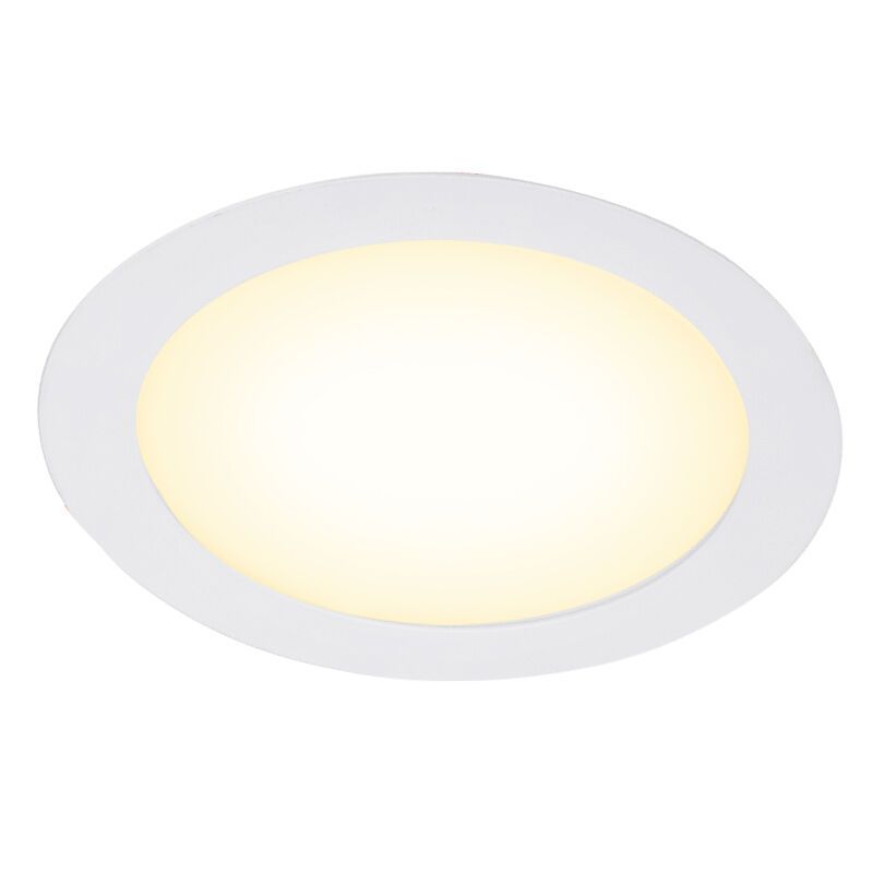 Biele downlight hliníkové, Umbriel, 12 W, LED 3000 K, IP44