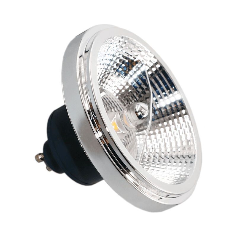 Stmievateľná LED žiarovka Bisolux GU10 (AR111), čierna, 12W, 4000K
