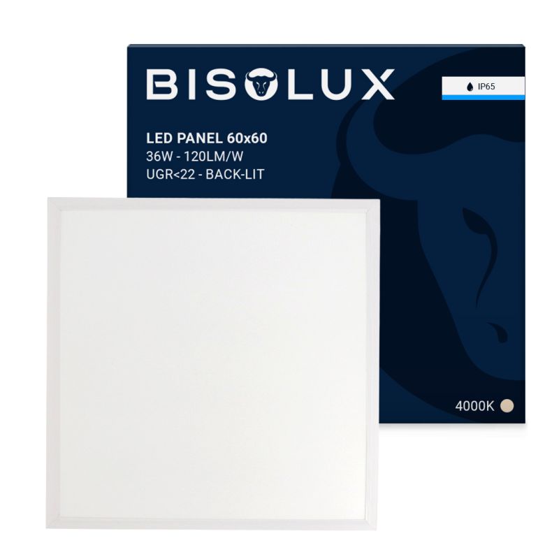 LED panel 60x60 - 36W - 4000K - UGR<22 - podsvietený - IP65 LED panel 60x60 - 36W - 4000K - UGR<22 - podsvietený - IP65
