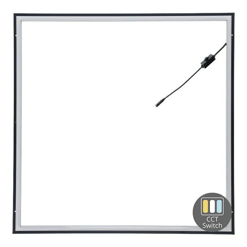 LED rámový panel 60x60 - 37W - biely vypínač - UGR<21 - bočné podsvietenie LED rámový panel 60x60 - 37W - biely vypínač - UGR<21 - bočné podsvietenie