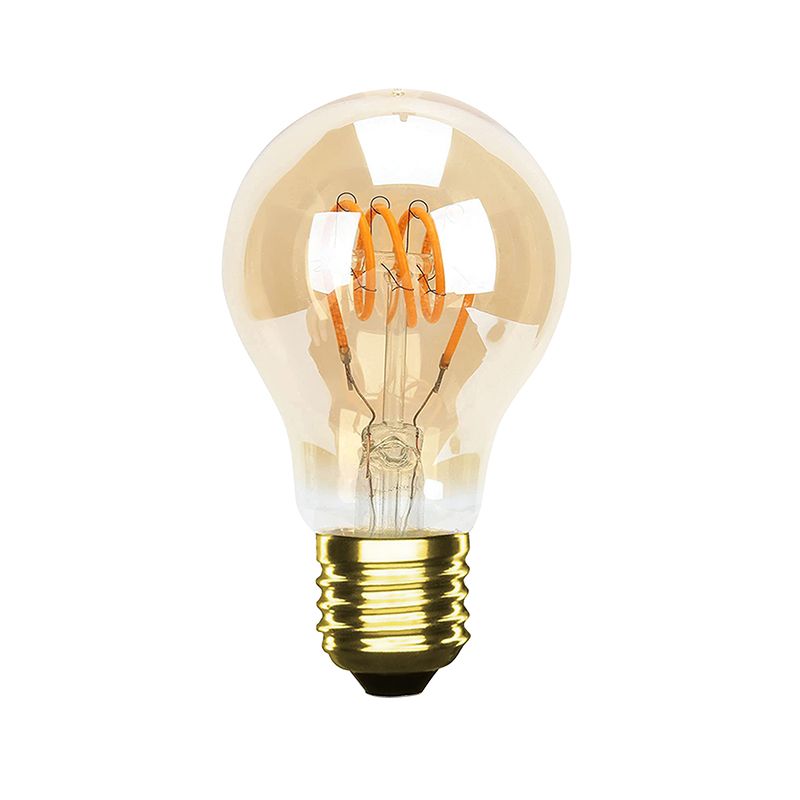 Stmievateľná LED žiarovka E27 jantárová, 4W, 2000K