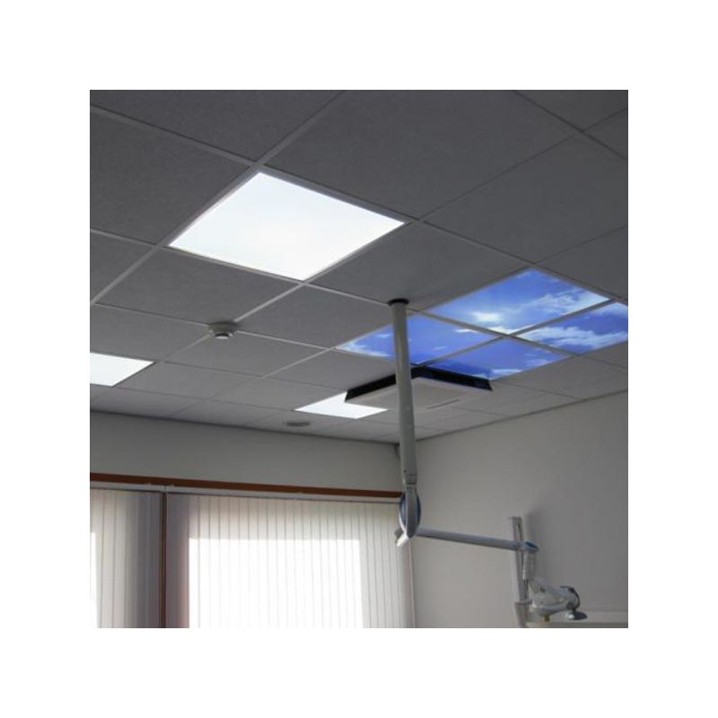 Fototlač cloud - sada 4 akrylových platní s potlačou, pre LED panely 60x60 cm