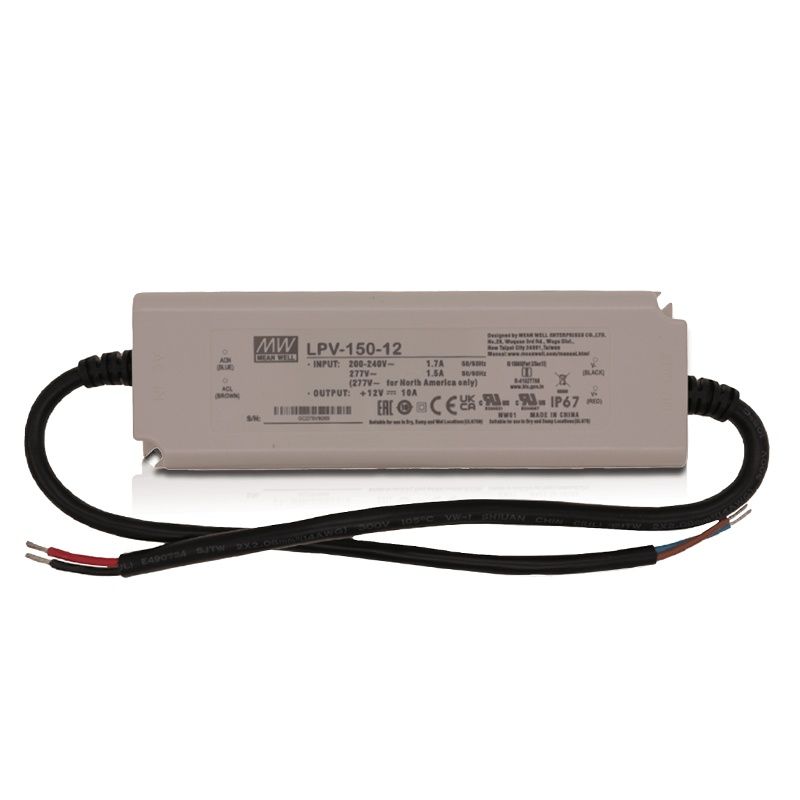12V ovládač MeanWell LED, 150W, IP67 12V ovládač MeanWell LED, 150W, IP67