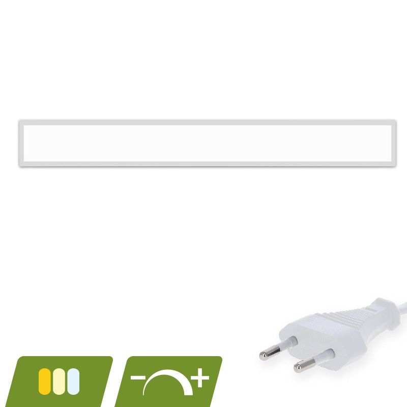 LED panel 15x120 - 30W - biely vypínač - UGR<19 - stmievateľný - podsvietený