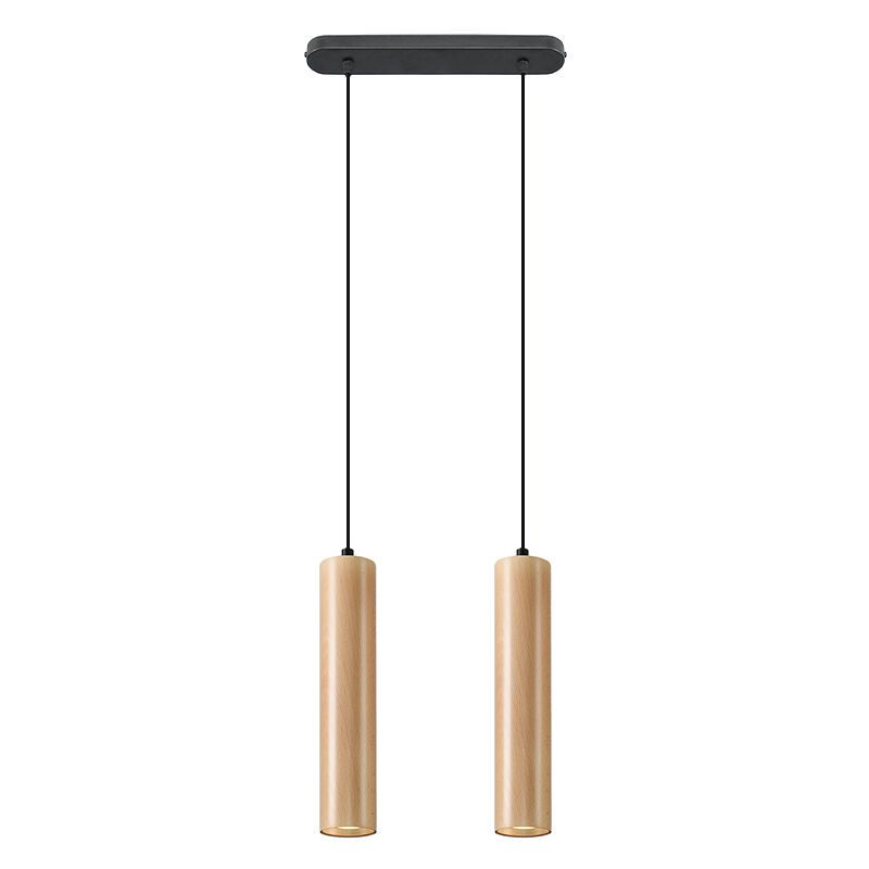 Drevené visiace svietidlo hnedé, Francina