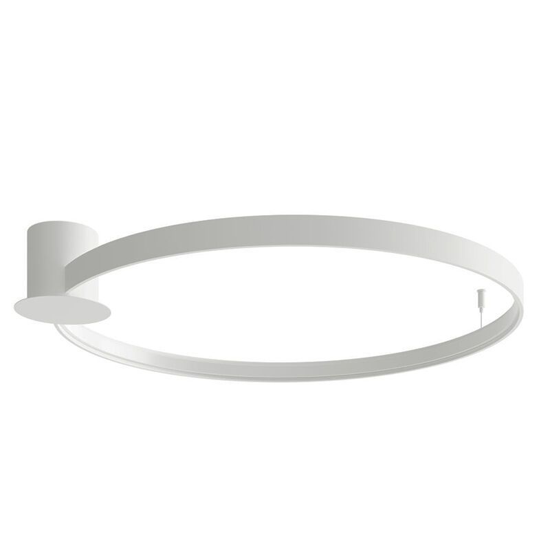 Hliníková stropná lampa biela, Ringo, 50 W, LED 3000 K Hliníková stropná lampa biela, Ringo, 50 W, LED 3000 K