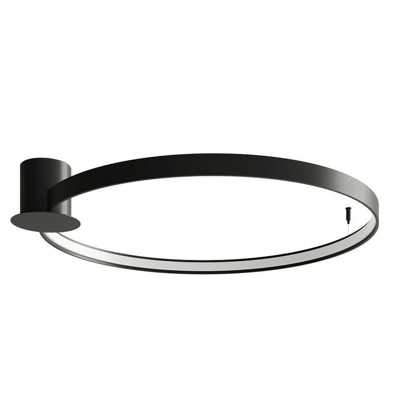 Hliníková stropná lampa čierna, Ringo, 50 W, LED 3000 K Hliníková stropná lampa čierna, Ringo, 50 W, LED 3000 K