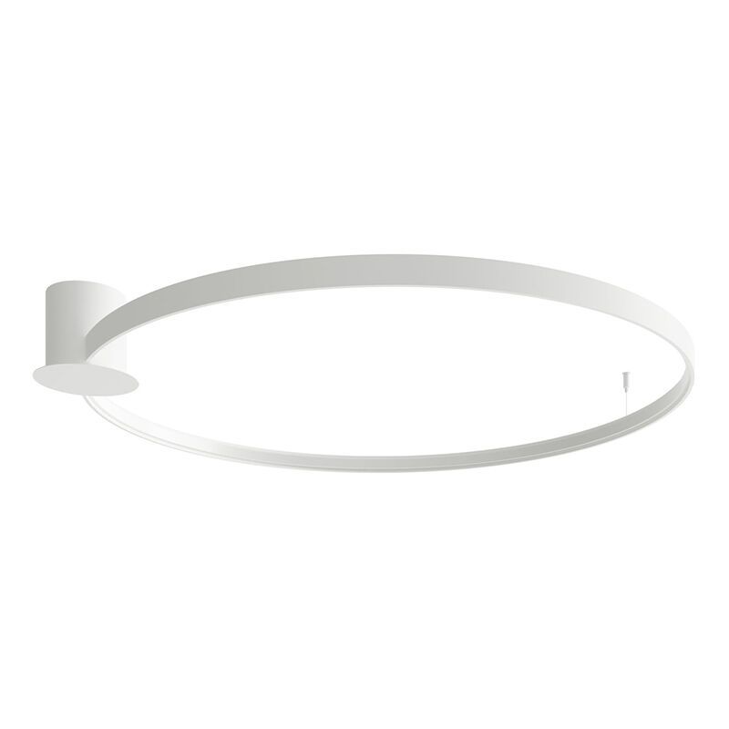 Hliníková stropná lampa biela, Ringo, 70 W, LED 3000 K