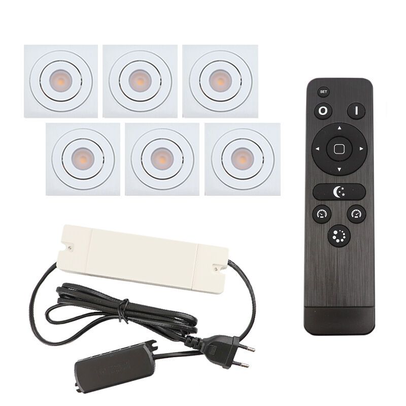 Hliníkové podhľadové svietidlo do altánku biele, Rona, 18 W, LED 2700 K, IP44, s diaľkovým ovládačom Hliníkové podhľadové svietidlo do altánku biele, Rona, 18 W, LED 2700 K, IP44, s diaľkovým ovládačom