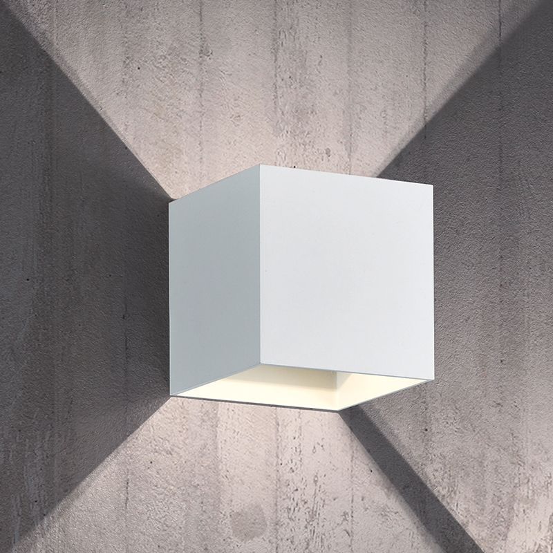 Biele up down nástenné svietidlo moderné, Eva, 4,3 W, LED 3000 K