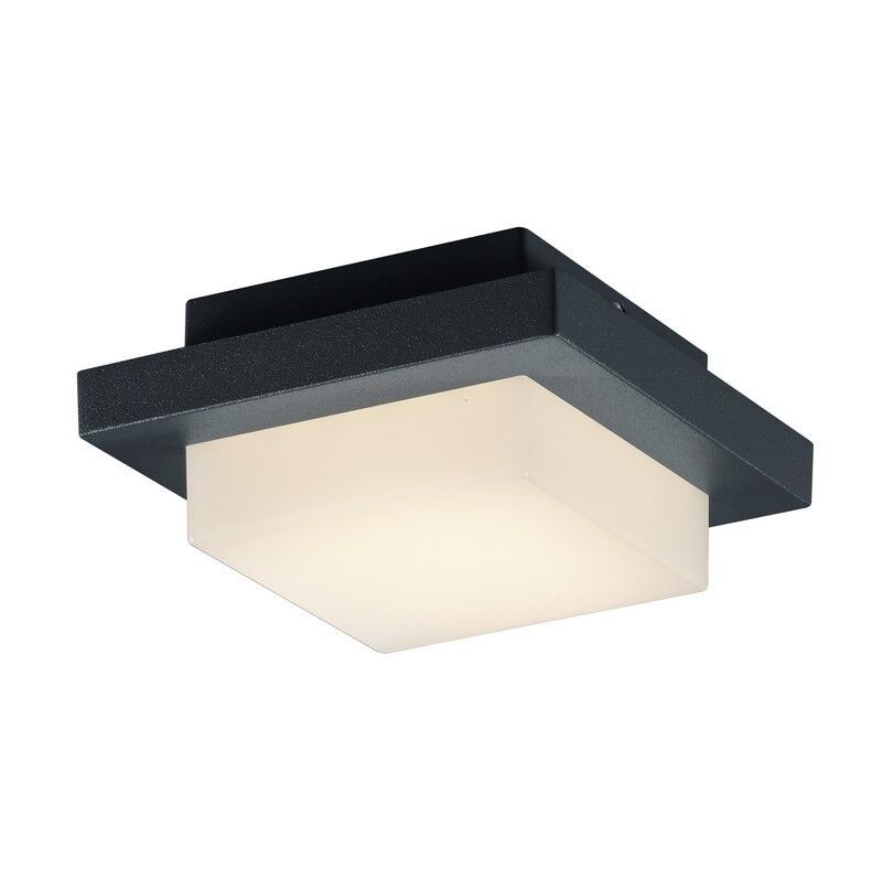 Antracité vonkajšie svietidlo hliníkové, Bletchley, 3,5 W, LED 3000 K, IP54