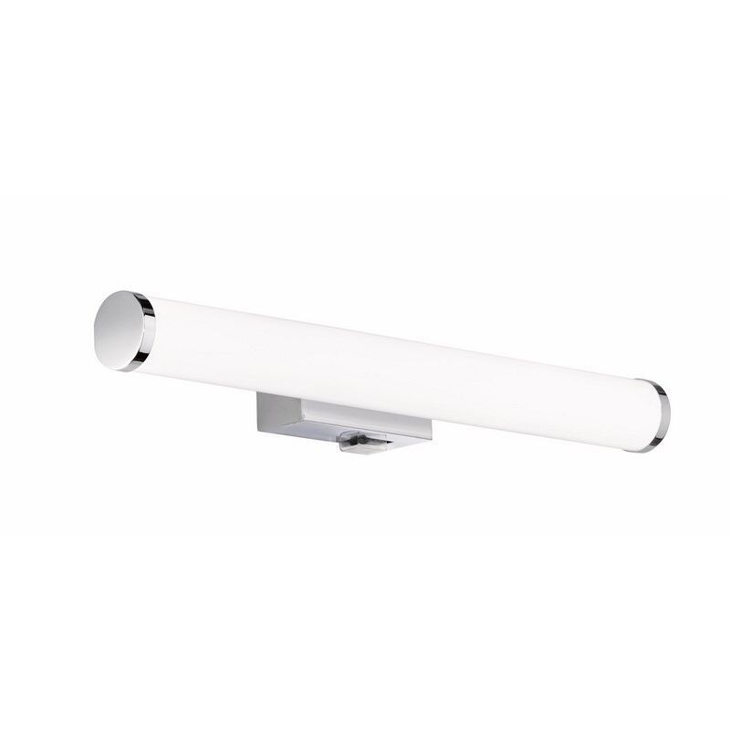 Chrómové svetlo nad zrkadlo moderné, Staby, 4,3 W, LED 3000 K, IP44, s vypínačom