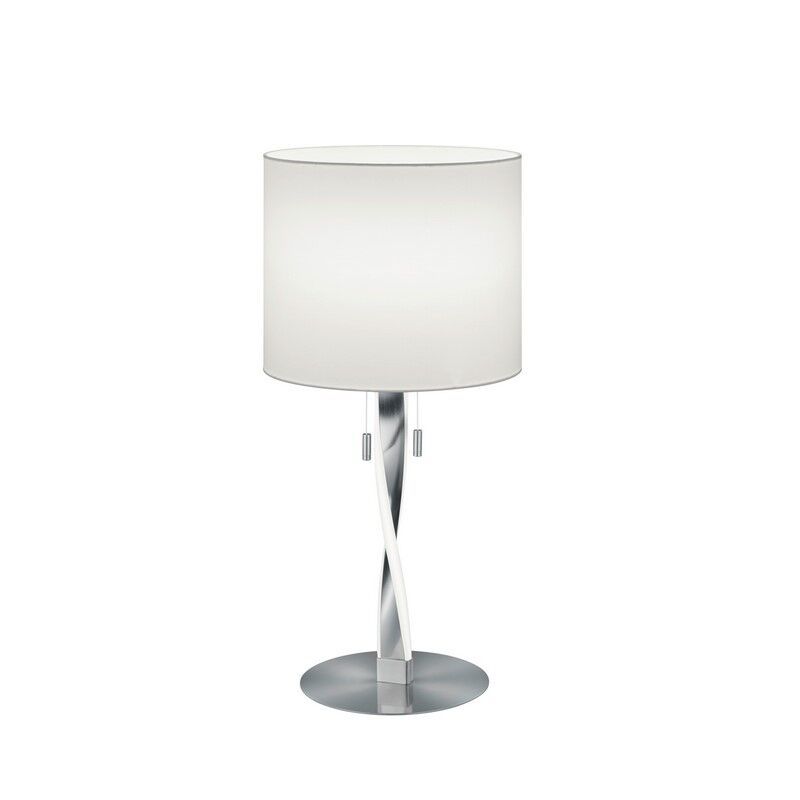 Niklová stolová lampa moderná, Ramten, 3 W, LED 3000 K, s tiahacím vypínačom