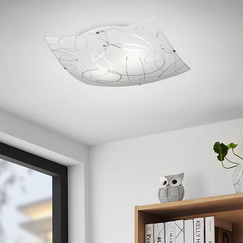 Biela stropná lampa klasická, Antoine Biela stropná lampa klasická, Antoine