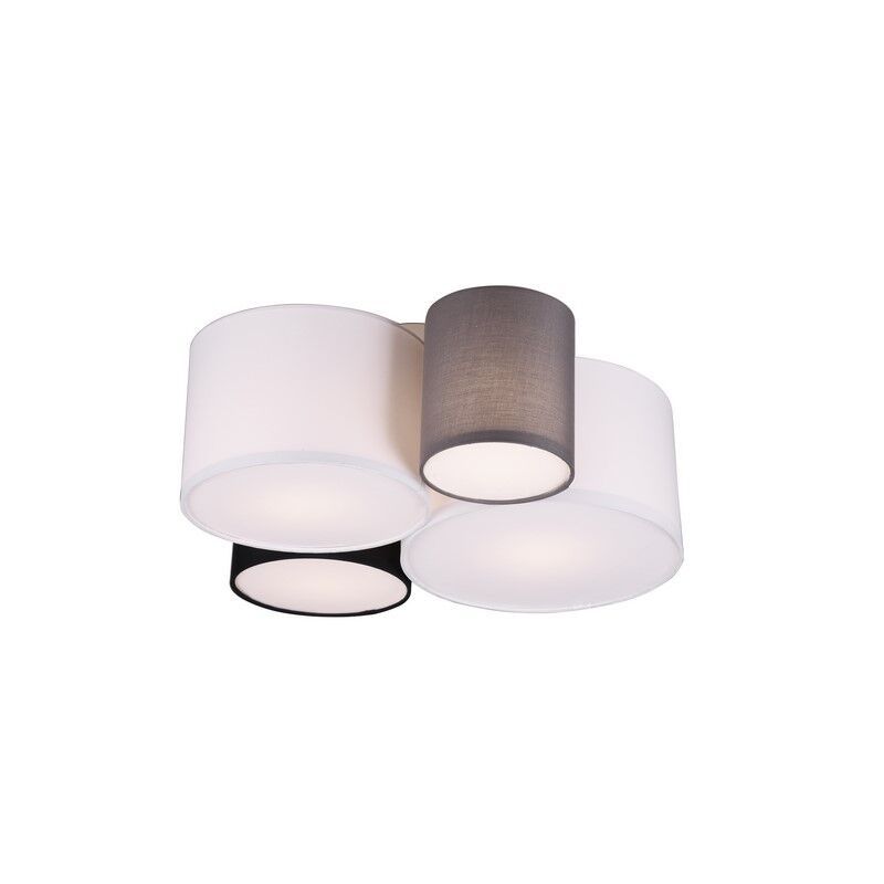 Pestrá stropná lampa textílná, Ledbury
