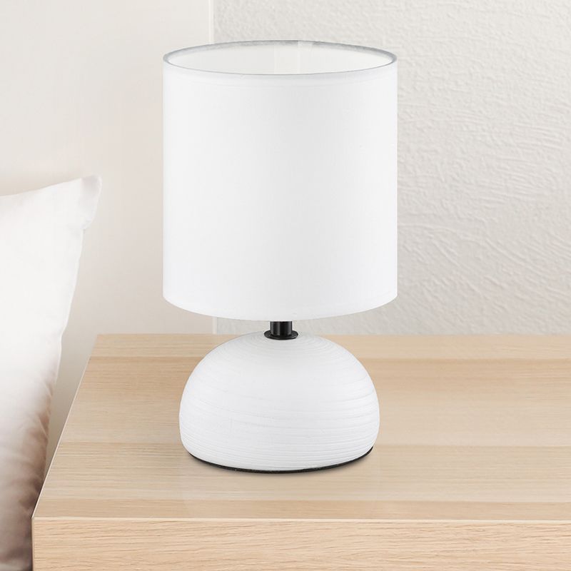 Keramická stolová lampa biela, Yeraz, s vypínačom Keramická stolová lampa biela, Yeraz, s vypínačom
