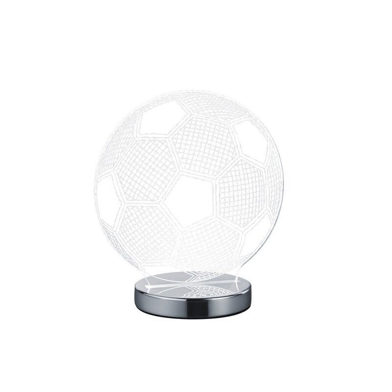Chrómová stolová lampa dizajnová, Berit, 7 W, LED nastaviteľný od teplej po studenú bielu, s vypínačom Chrómová stolová lampa dizajnová, Berit, 7 W, LED nastaviteľný od teplej po studenú bielu, s vypínačom
