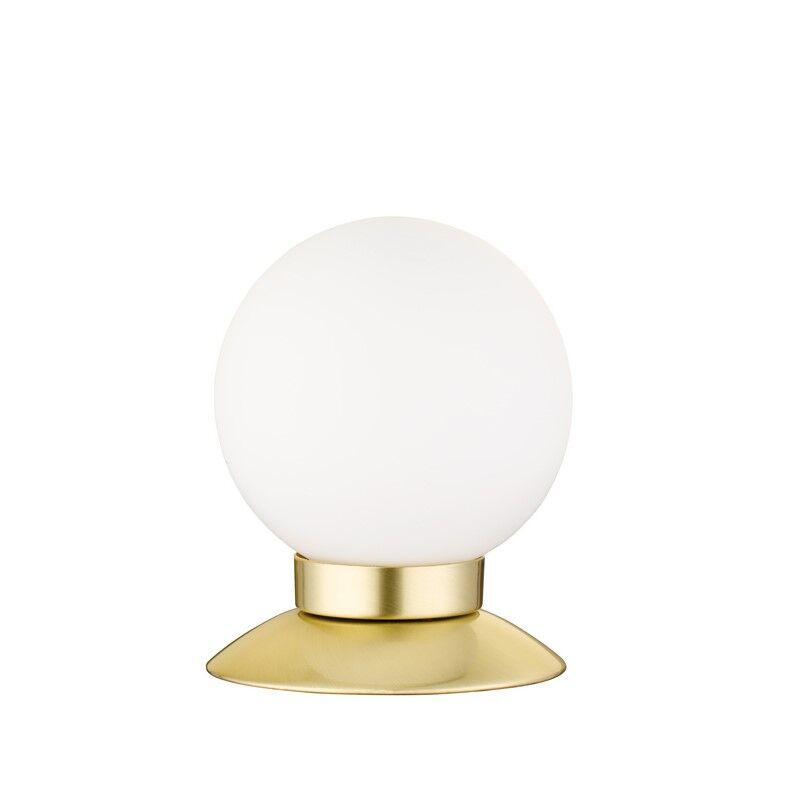 Mosadzná stolová lampa moderná, Nolan, 3 W, LED 3000 K, s vypínačom