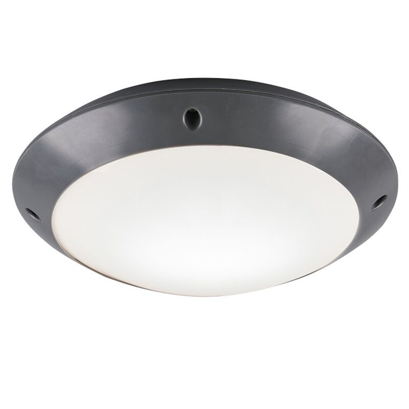 Antracitá stropná lampa moderná, Gandrup, IP54