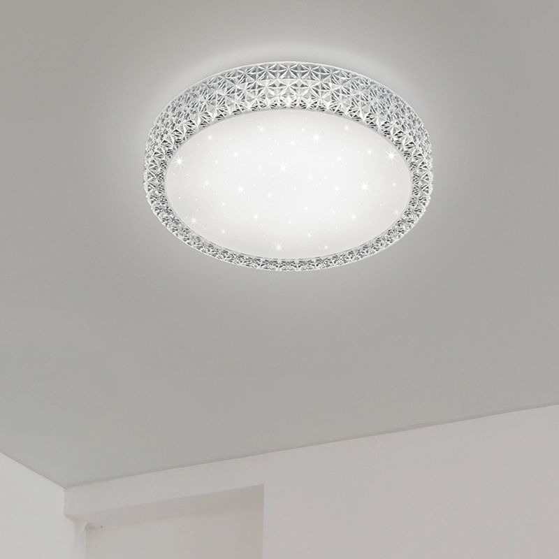Biela stropná lampa klasická, Valentina, 21 W, LED 3000 K Biela stropná lampa klasická, Valentina, 21 W, LED 3000 K
