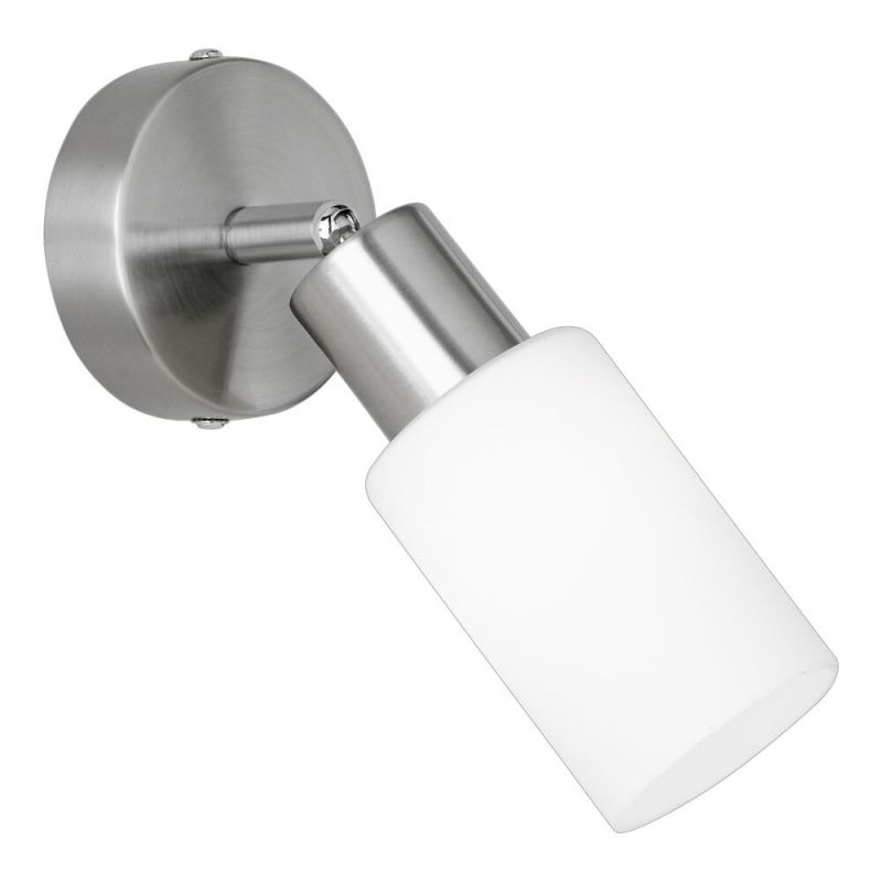 Niklové stropné bodové svetlo sklenené, Fochville