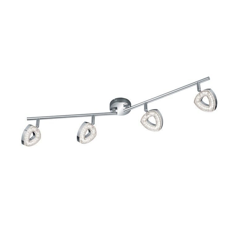 Chrómové nástenné svietidlo moderné, Vayannah, 4,5 W, LED 3000 K