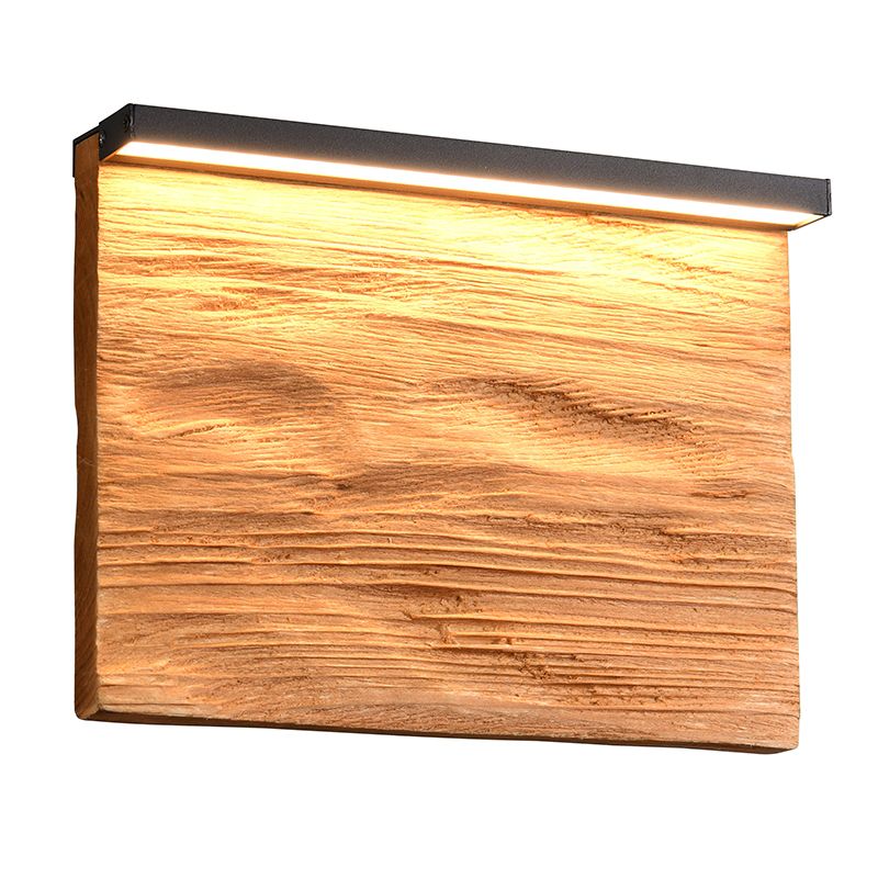Drevené nástenné svietidlo dizajnové, Tanneke, 7,5 W, LED 3000 K, s 3-stupňovým stmievačom