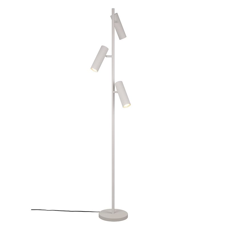 Sivá stojaca lampa moderná, Sieb, s vypínačom