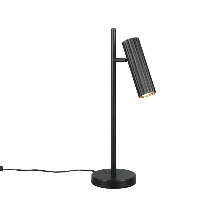 Čierna stolová lampa moderná, Sieb, s vypínačom