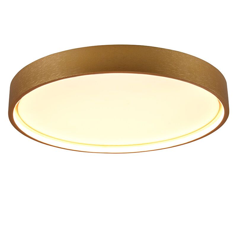 Mosadzná stropná lampa moderná, Destin, 29 W, LED white switch