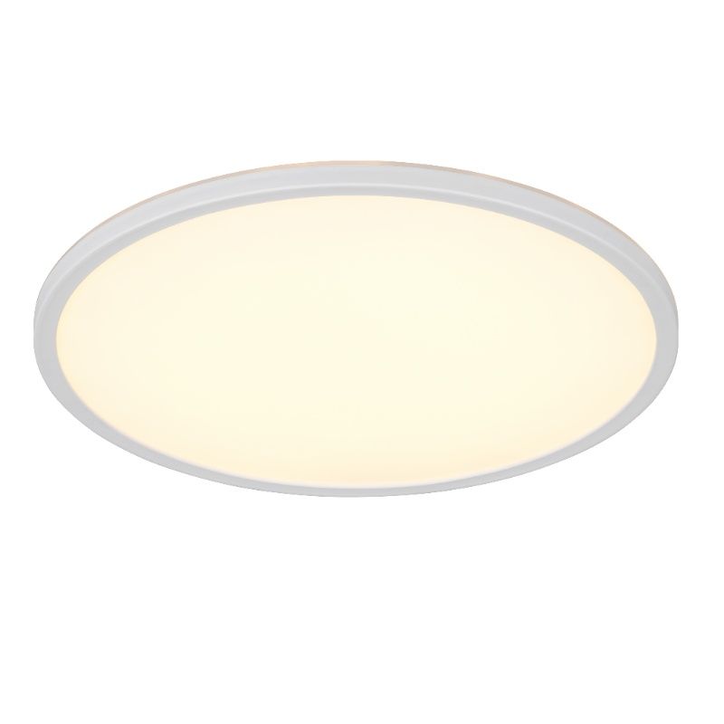 Biela stropná lampa moderná, Jeltje, 22 W, LED nastaviteľný od teplej po studenú bielu, s diaľkovým ovládačom