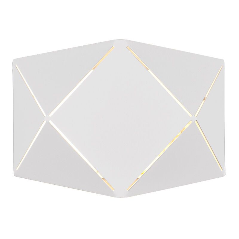 Biele nástenné svietidlo moderné, Soloro, 6 W, LED 3000 K