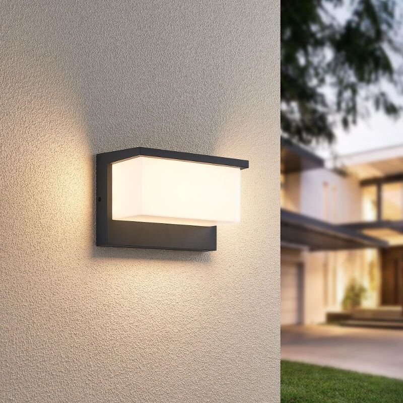 Antracité vonkajšie svietidlo moderné, Slimane, 13 W, LED 3000 K, IP54