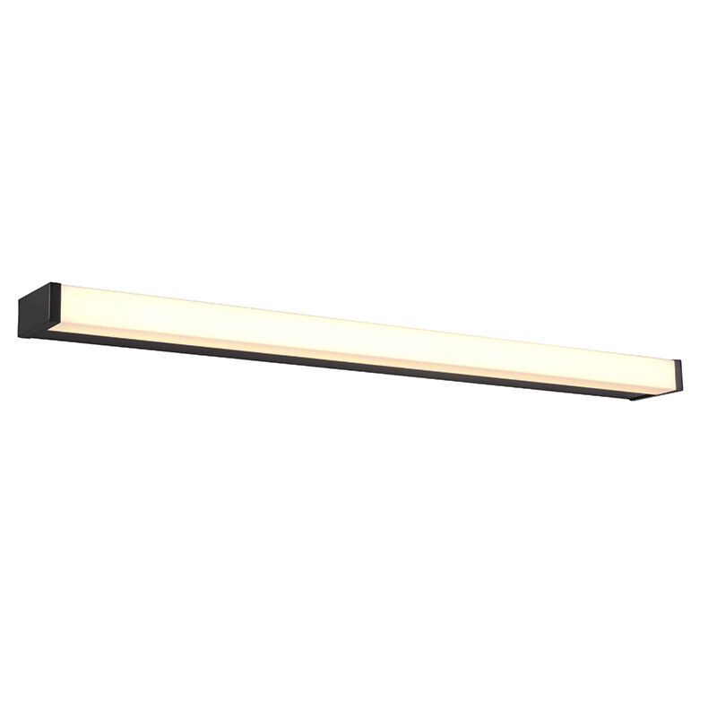 Čierne nástenné svetlo do kúpeľne moderné, Celesta, 12 W, LED 3000 K, IP44