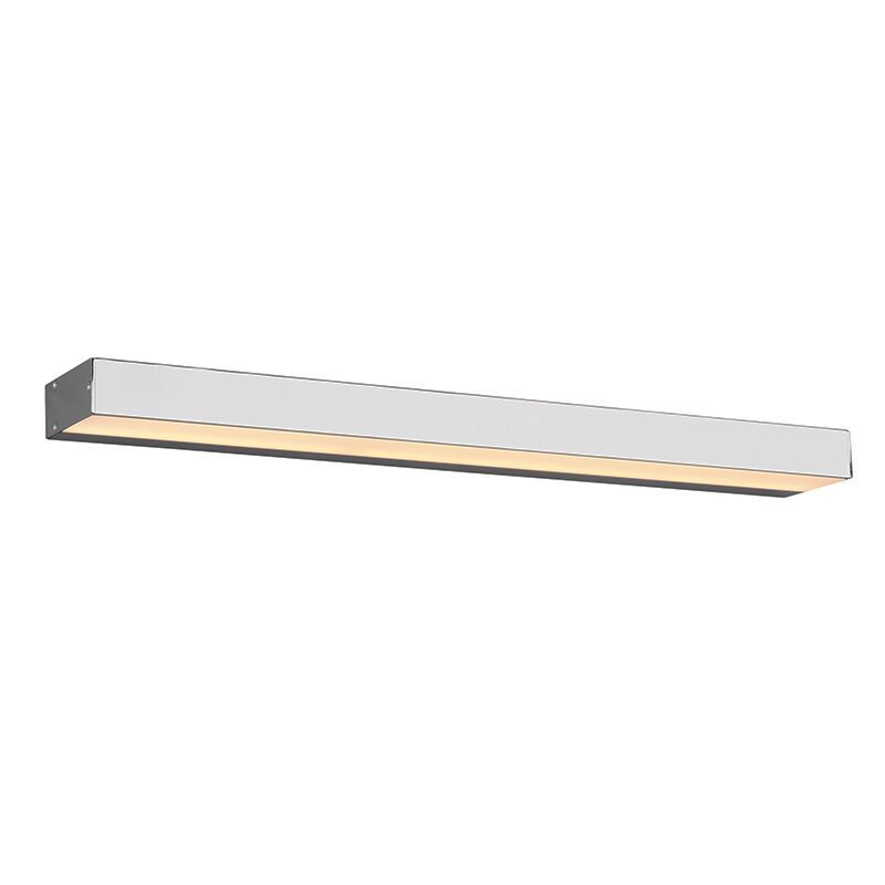 Chrómové nástenné svetlo do kúpeľne moderné, Basma, 8 W, LED 3000 K, IP44