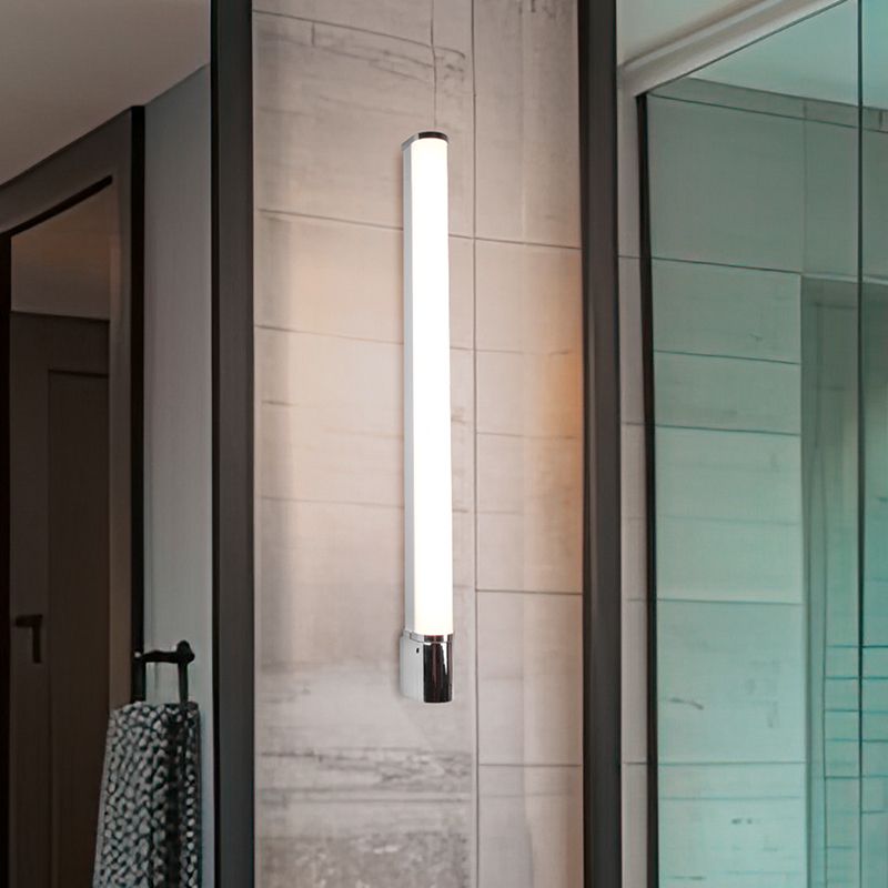 Chrómové nástenné svetlo do kúpeľne moderné, Bernou, 16 W, LED 3000 K, IP44