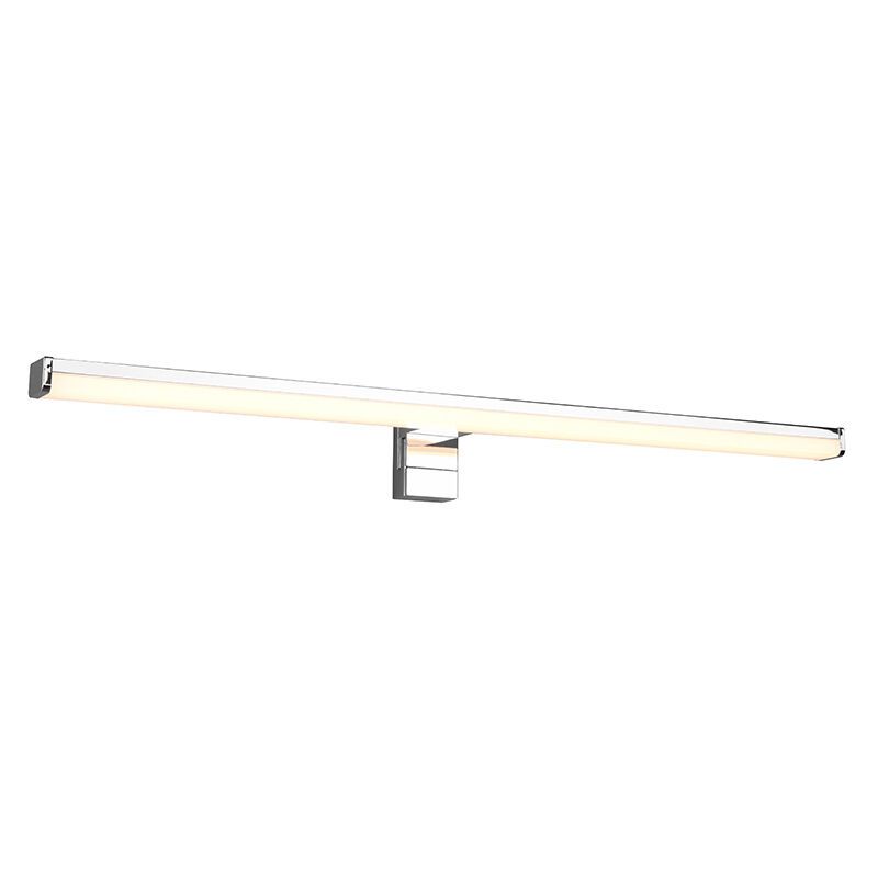 Chrómové nástenné svietidlo moderné, Celal, 11,5 W, LED 3000 K, IP44 Chrómové nástenné svietidlo moderné, Celal, 11,5 W, LED 3000 K, IP44