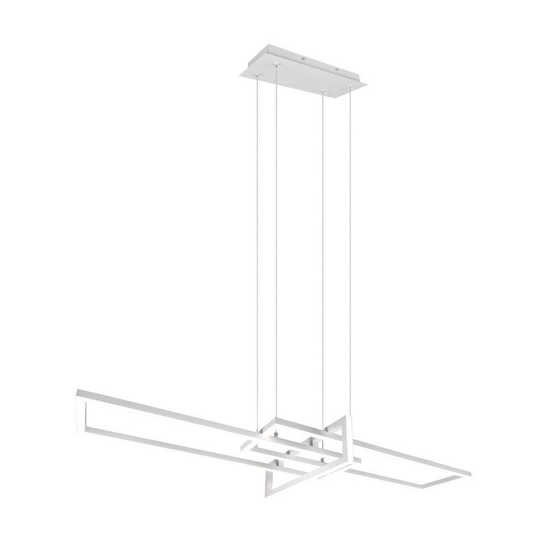 Biele visiace svietidlo moderné, Hatun, 34 W, LED 4000 K