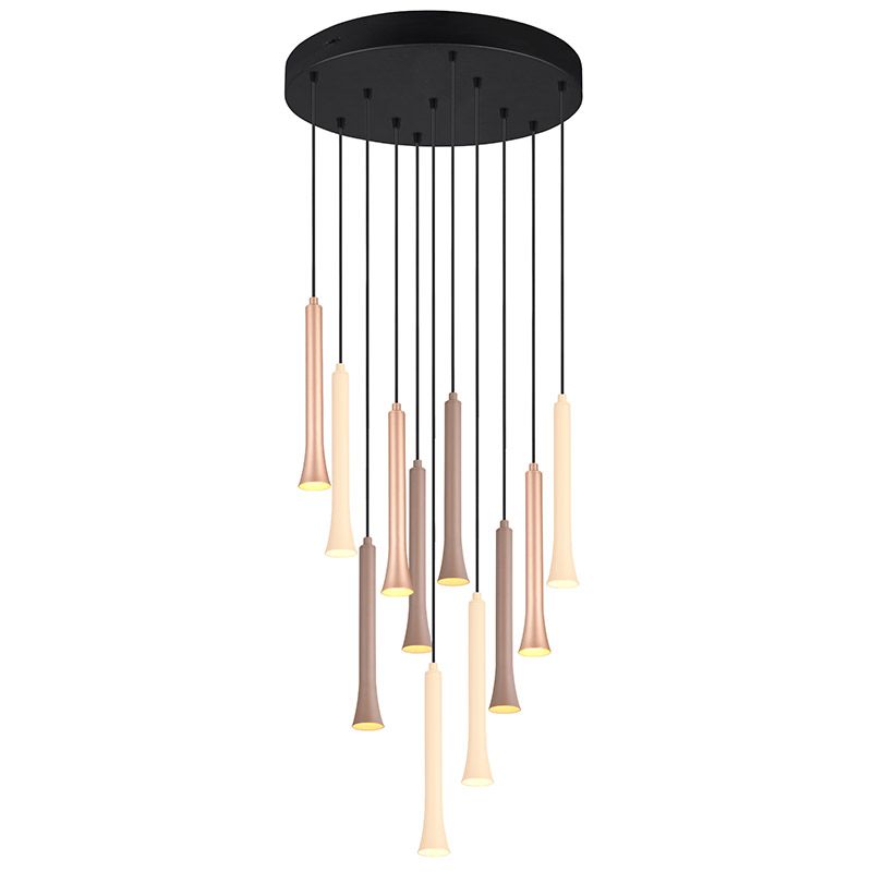 Čierne visiace svietidlo moderné, Albartus, 3 W, LED white switch, s 3-stupňovým stmievačom Čierne visiace svietidlo moderné, Albartus, 3 W, LED white switch, s 3-stupňovým stmievačom